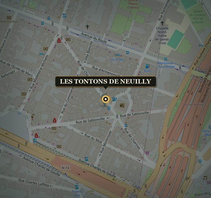 Plan — 2 Place Parmentier, Neuilly-sur-Seine